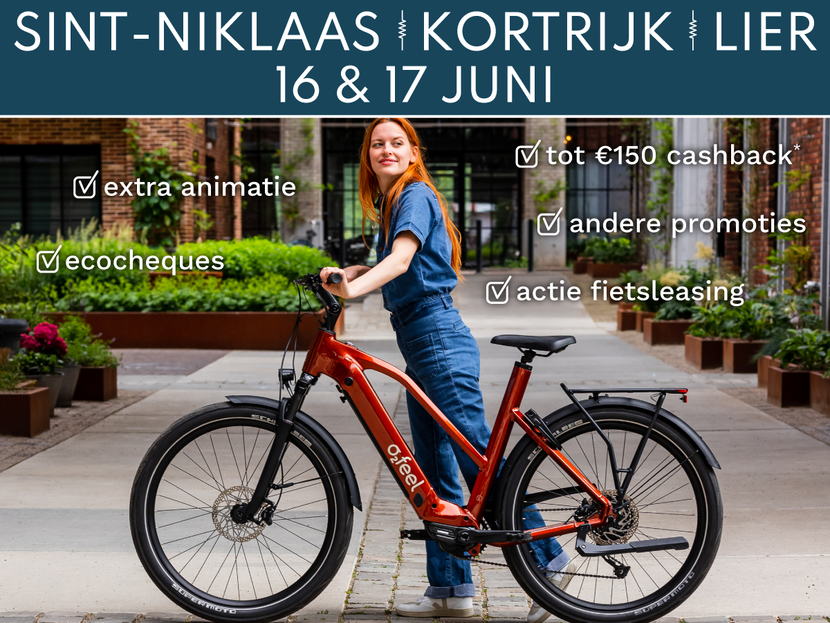 E-bike testen te Sint-Niklaas Lier of Kortrijk fietsenwinkel fietsenmaker