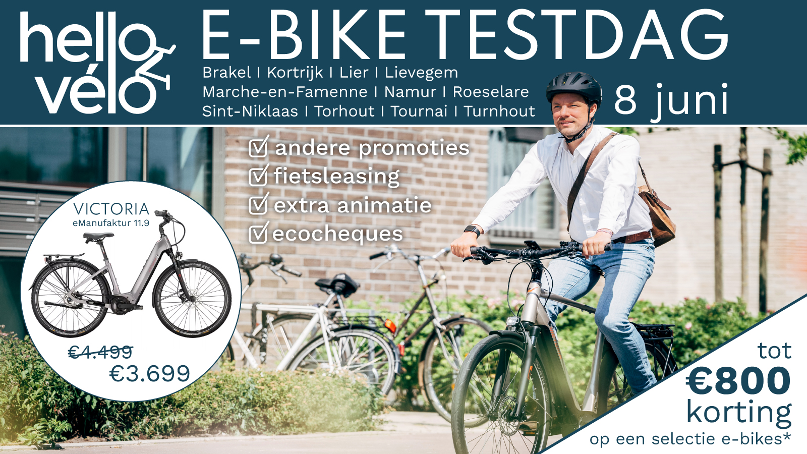 E-bike testdag - vind de ideale elektrische fiets